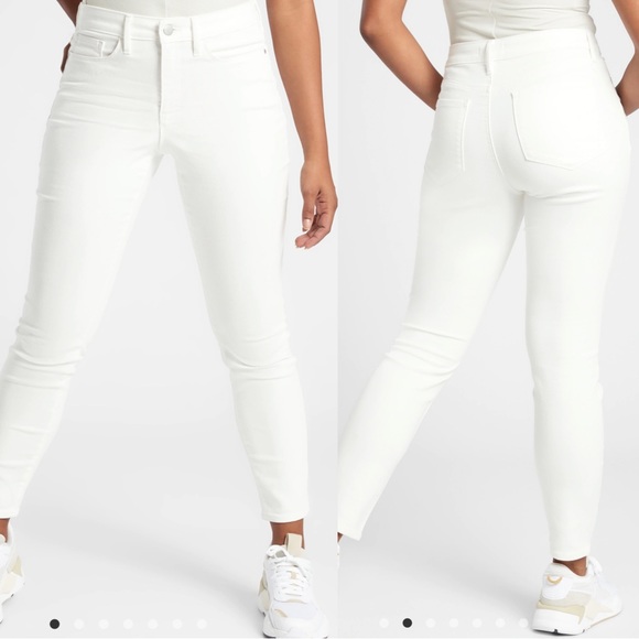 Athleta Jeans Athleta Sculptek Ultra Skinny Jean In White Denim